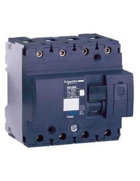 Interruptor magnetotérmico NG125N 4P 40A curva-C