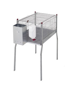 Rabbit cage "Marseille", with legs