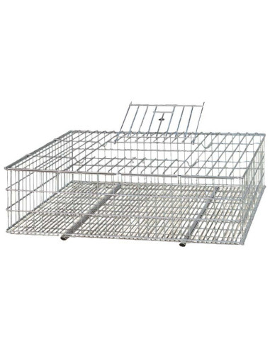 Gaiola metálica para transporte de coelhos