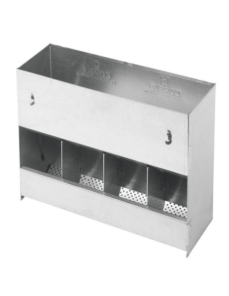 Normal rabbit feeder hopper, 4 departments