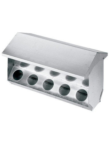 Trémie d'alimentation pour lapins 10 trous avec...