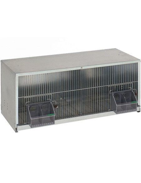 Pigeon cage, without legs, 2 departments, 120 cm front