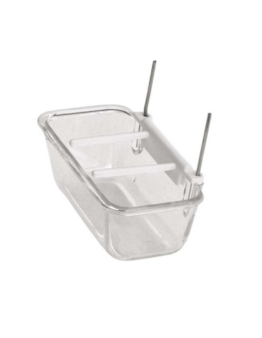 Wire cake pan with rake