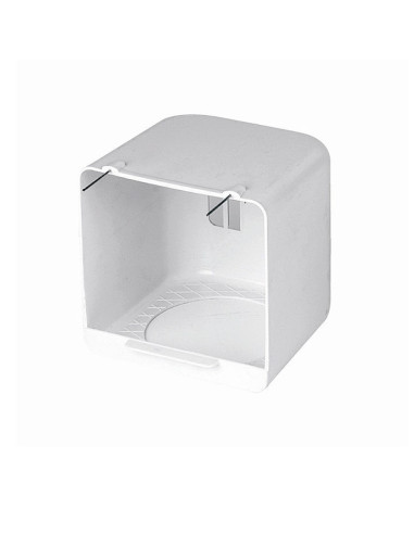White plastic holder