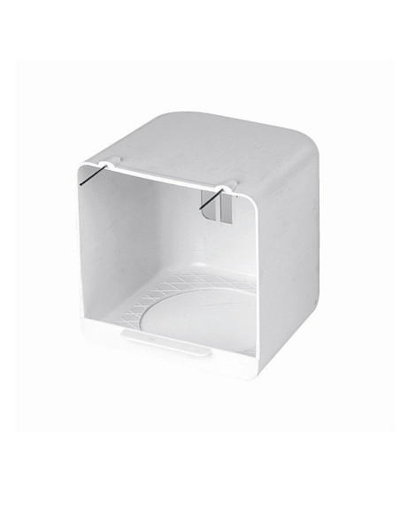 White plastic holder