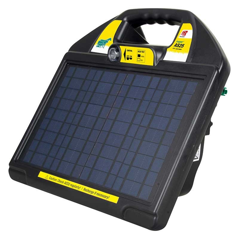 Pastor eléctrico 12V / 8000V con panel solar y batería - TFV - Solar