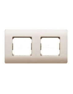 Placa 4 elementos con garras y bastidor Sol Teide en beige
