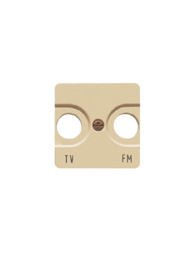 Tapa en beige toma TV-FM TELEVÉS serie Sol Teide