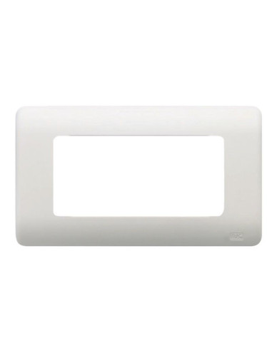 Placa con bastidor para 6 módulos estrechos o 3...