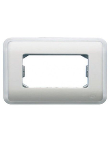 Placa com moldura + moldura para 4 módulos...
