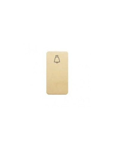 Tecla pulsador timbre estrecho Sol Teide en beige