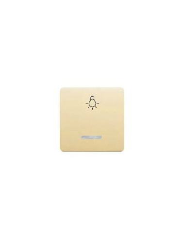 Sol Teide wide luminous light push button in beige