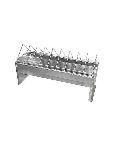 Comederos de Suelo Lineales para Gallinas con Rejilla Basculante (Modelos de 4 kg y 8 kg)