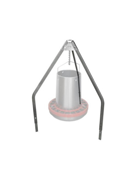 Trípode Soporte Universal Ajustable – Elevador Robusto para Tolvas y Bebederos