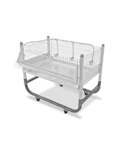 Base with wheels exhibition cage 0.90 m