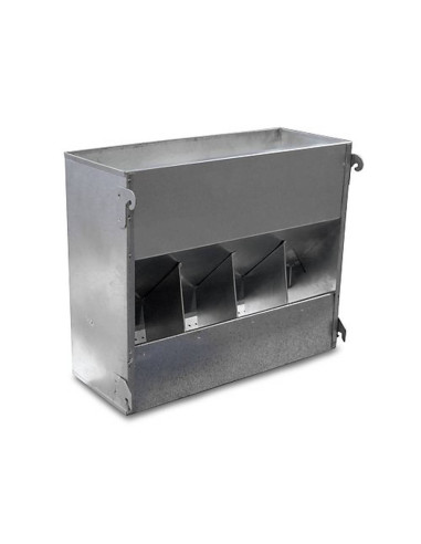 Mangeoire longue à 4 bouches, 7,2 kg