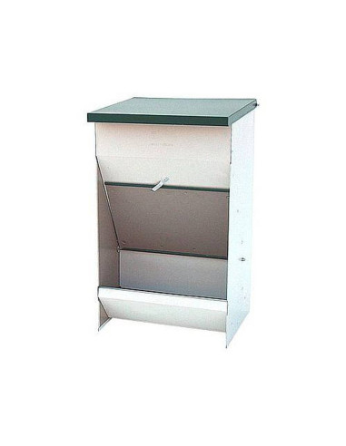 LARGE pre-lacquered dog feeder, capacity 42 l