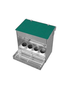 Canary feeder with 4 flying holes