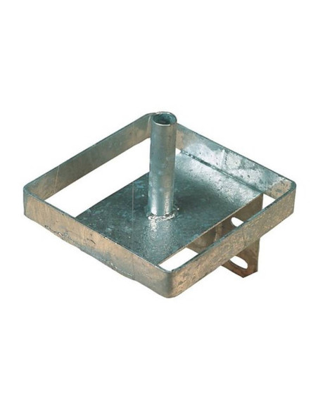 Vertical metal salt stone support