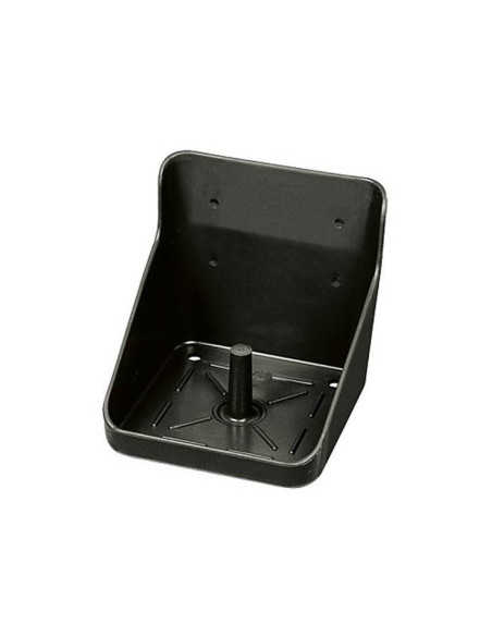 Vertical plastic salt stone support