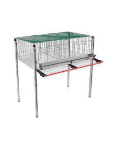Quail cage model C-1, 2 departments