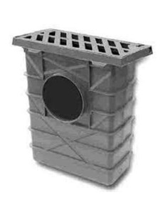 Tiroirs siphoniques en polypropylène avec cadre et grille...