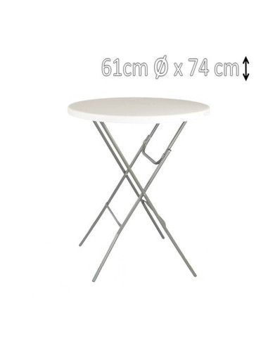 Table ronde pliante (diamètre 61 cm)