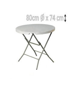 Mesa Redonda Dobrável (81 cm de diâmetro)