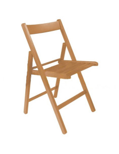 Chaise pliante en bois