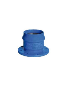Bride bouchon tuyau PVC fonte ductile PN16 (joint élastique)