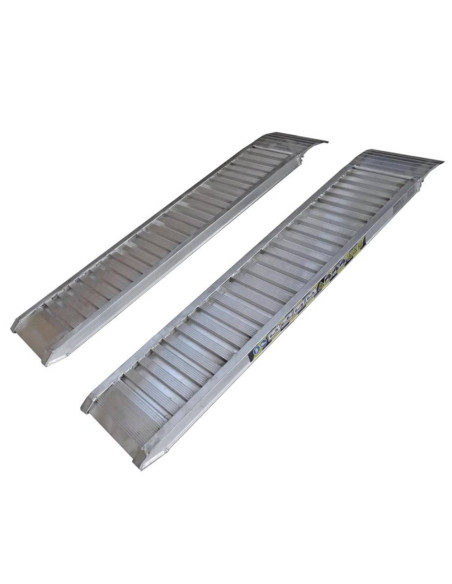 Aluminum ramps MODEL H.75 (Load 2100-4450 kg) Without edges