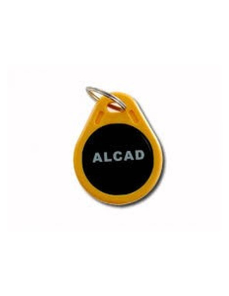 Chave eletrônica de proximidade LAC-005 chaveiro amarelo preto