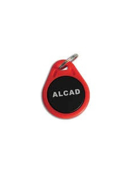 Proximity electronic key LAC-006 red black keychain