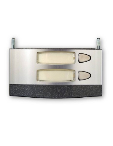 Placa externa com 2 botões simples 2 fios MPS-102