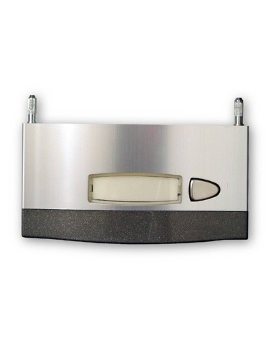 Plaque de rue 1 bouton poussoir simple 2 fils...