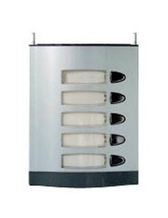 Placa 5 pulsadores simples 2 hilos L201