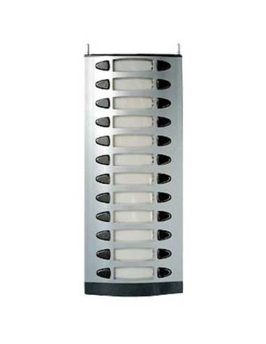 Plate with 12 double pushbuttons 2 wires L201