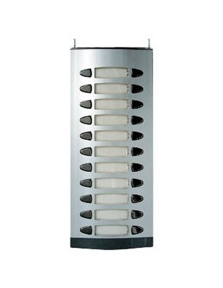 Plate with 11 double 2-wire pushbuttons L201