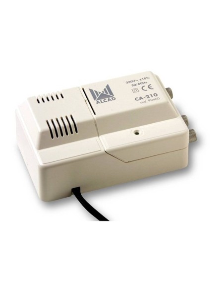 Amplificador multibanda CA-210 1 entrada 2 saídas UHF/VHF
