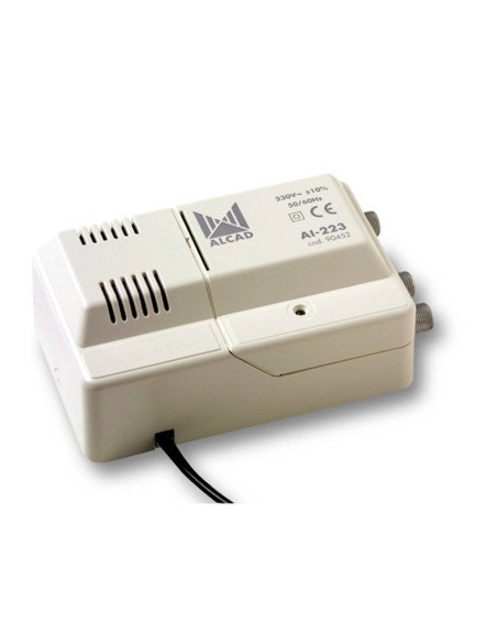 Amplificador switch AI-223 1 entrada 2 saídas UHF-VHF/BS