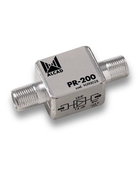 Preamplificador UHF 14 dB Telealimentado