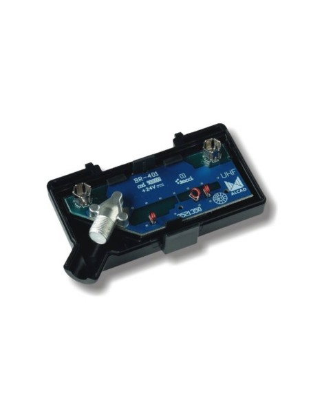 UHF preamplifier 14 dB F connector (24 Vdc)