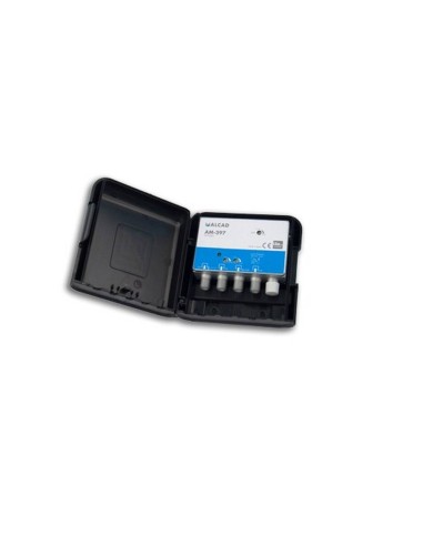 UHF-BIII/DAB-FM amplifier 32dB LTE700 24VDC