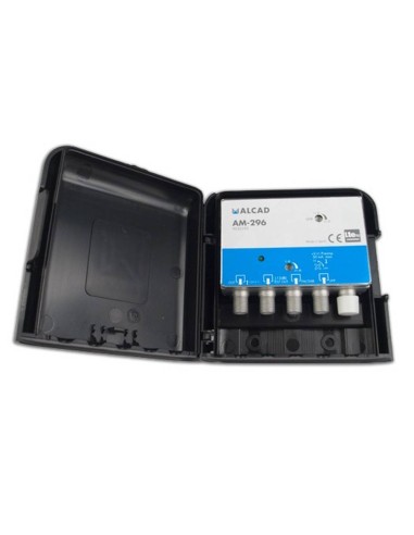 Amplificador UHF-DAB/FM 32dB LTE700 mástil