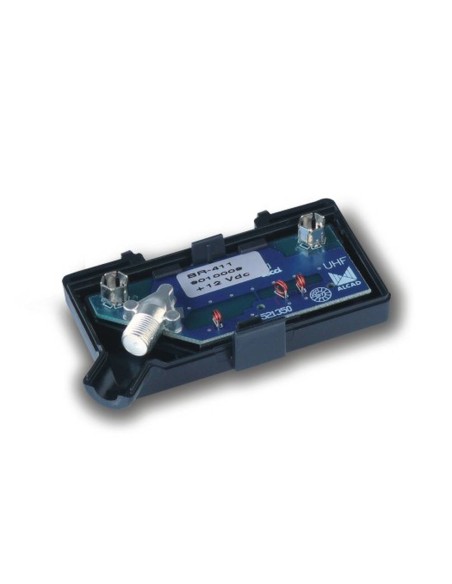 Preamplificador UHF 14dB conector F (12VDC)