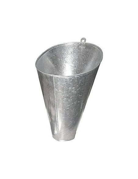 Embudo Matapollos de Chapa con Inclinación y Soporte de Pared (29x41.5 cm)
