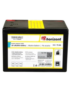 Pila alcalina horizontal de 9V | turbomax® AB75 (9V / 75Ah)