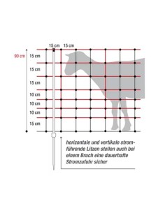 Red vertical horizont|90 cm de alto|50 m de... 2