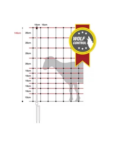 Red de defensa lobo horizont|145 cm de alto|50...