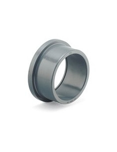 Support serre-câble plat PVC à coller